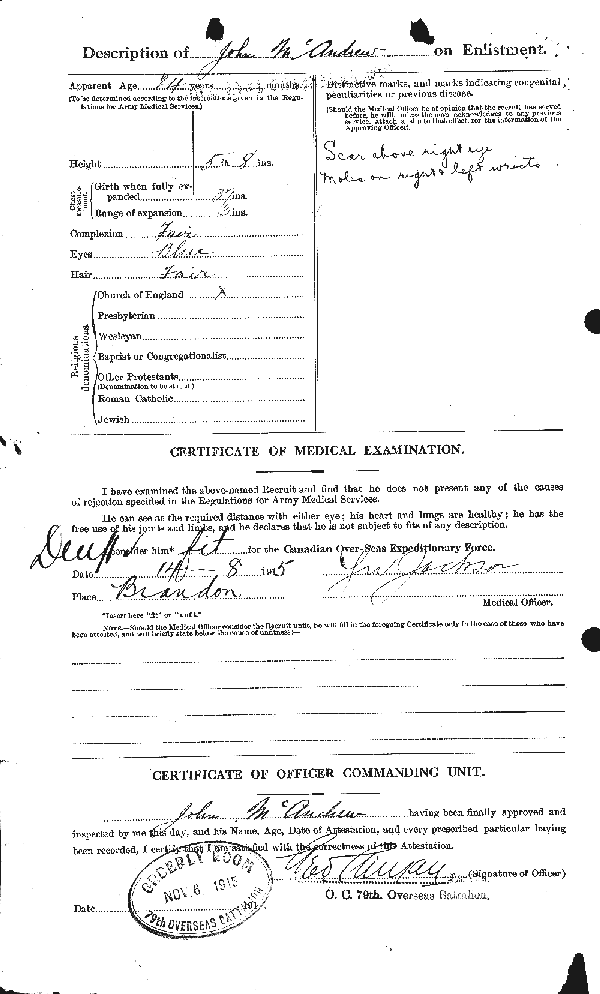 Attestation Paper (page 2)