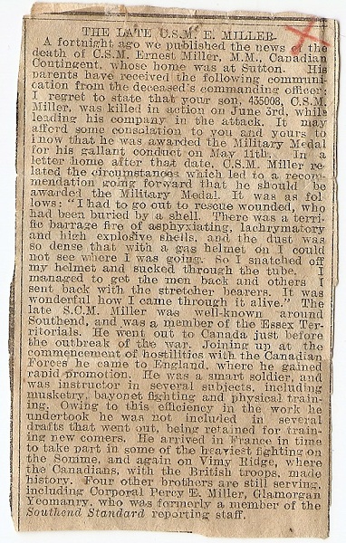 Newspaper Clipping