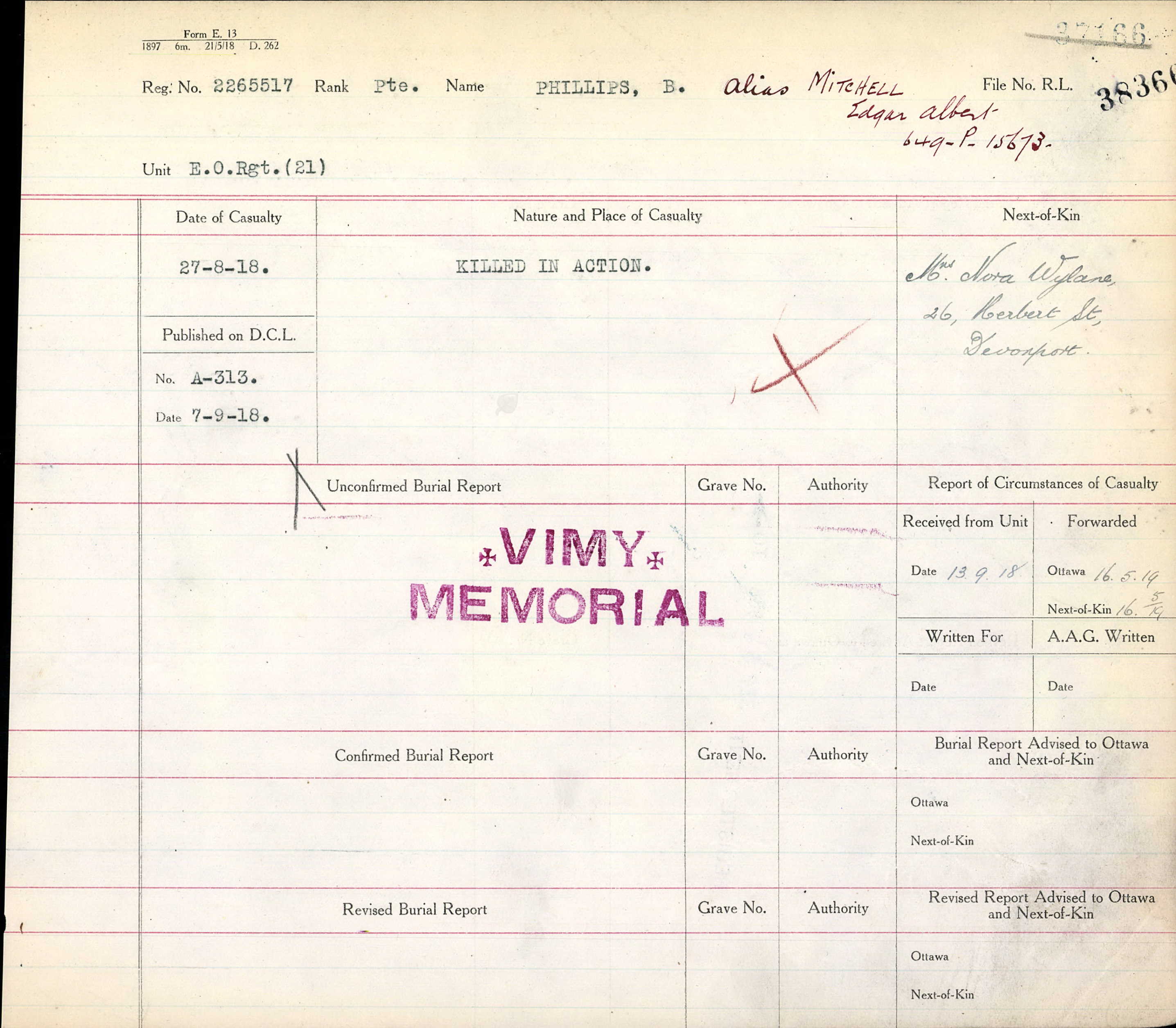 Circumstances of death registers