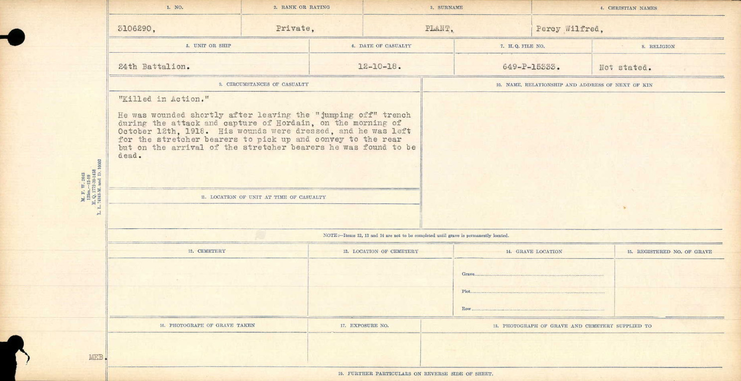 Circumstances of death registers