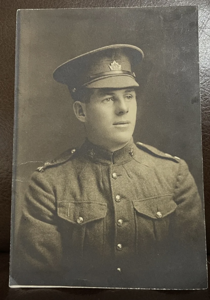 Postcard photo Alfred Charles Prescott