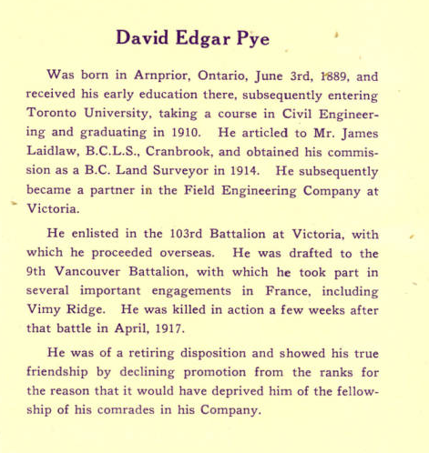 Photo of DAVID EDGAR PYE
