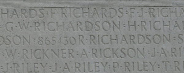 Inscription on Vimy Memorial