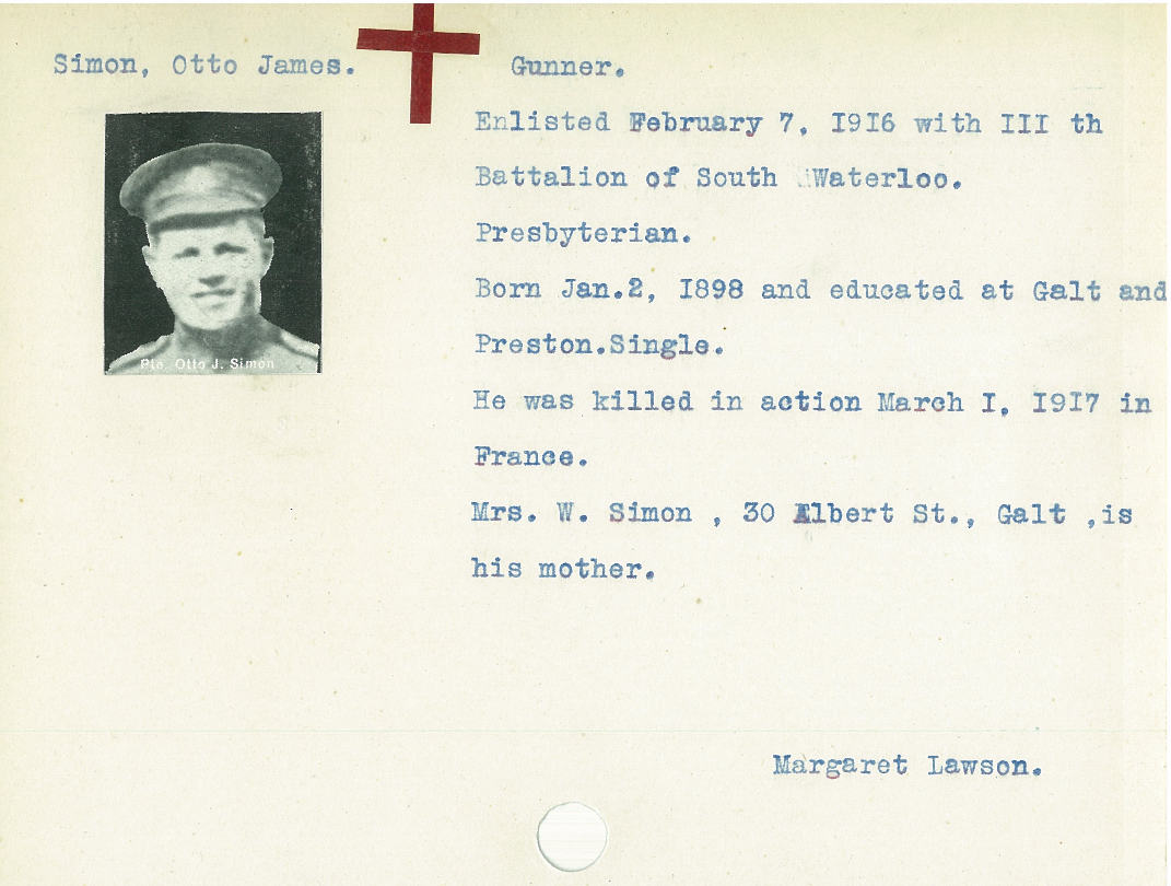 Photo of OTTO JAMES SIMON