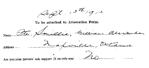 Attestation Papers (Front)