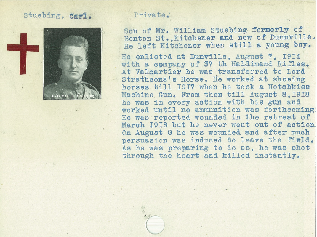 Photo of CARL EDMUND STUEBING