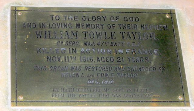 Memorial Plaque