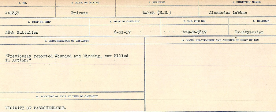 Circumstances of death registers