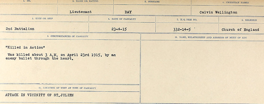 Circumstances of death registers