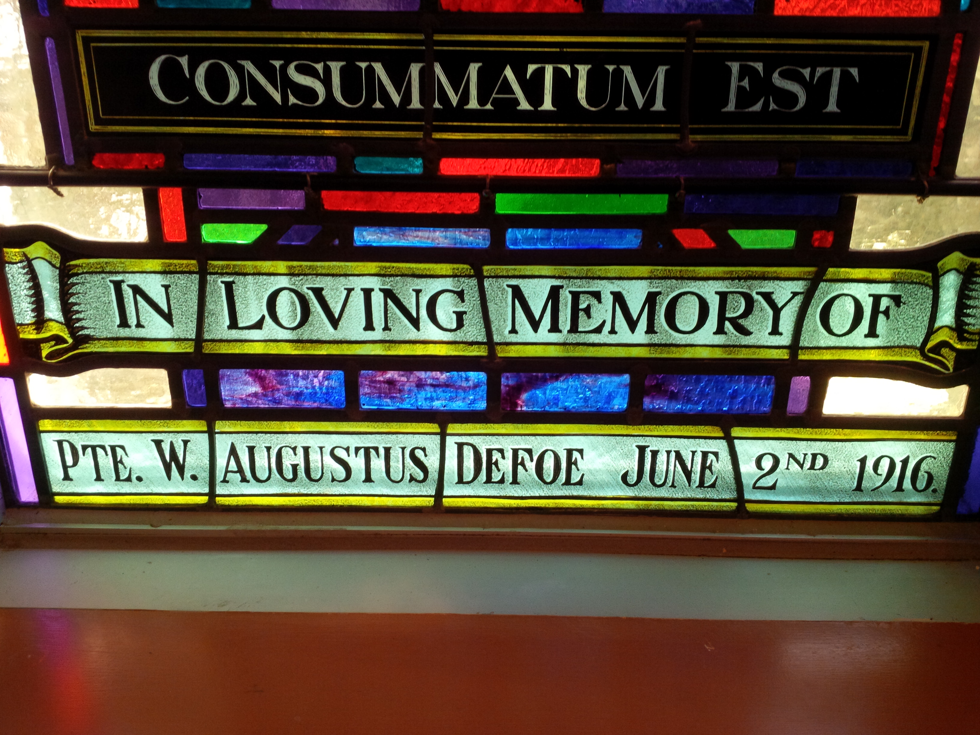 Memorial Stained Glass
