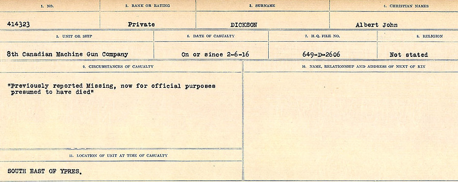Circumstances of death registers