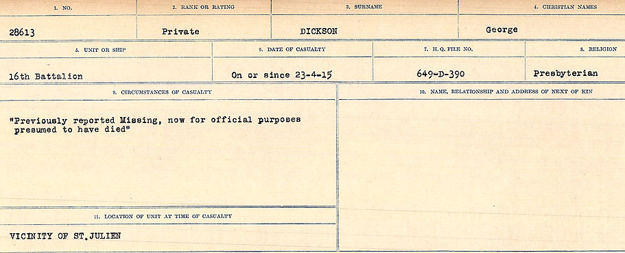 Circumstances of death registers