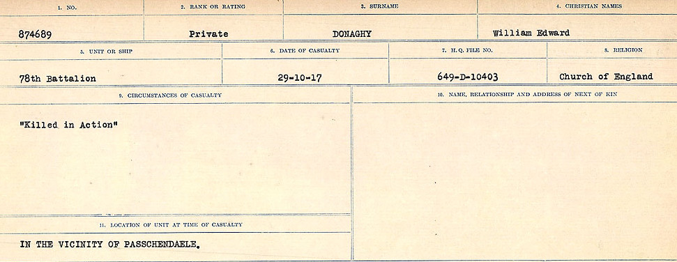 Circumstances of death registers