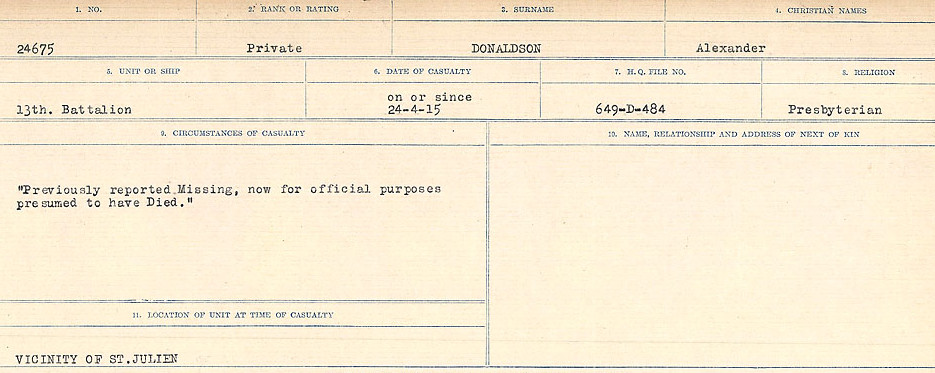 Circumstances of death registers