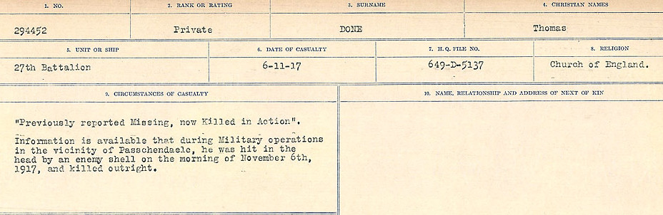 Circumstances of death registers
