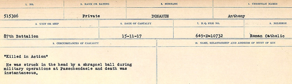 Circumstances of death registers