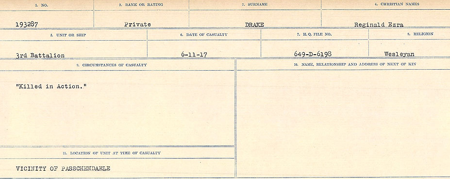 Circumstances of death registers