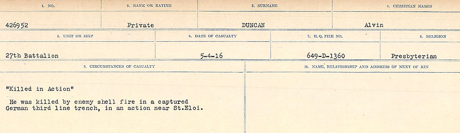Circumstances of death registers