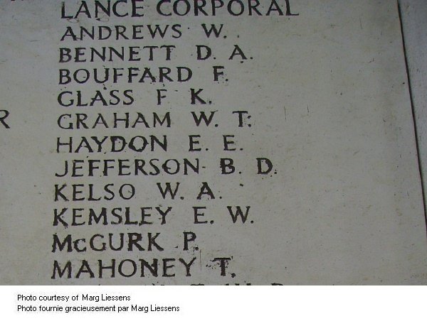 Inscription on Menin Gate (Ypres) Memorial