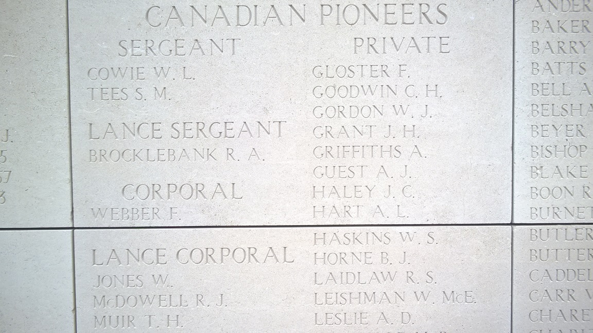 Inscription on Menin Gate