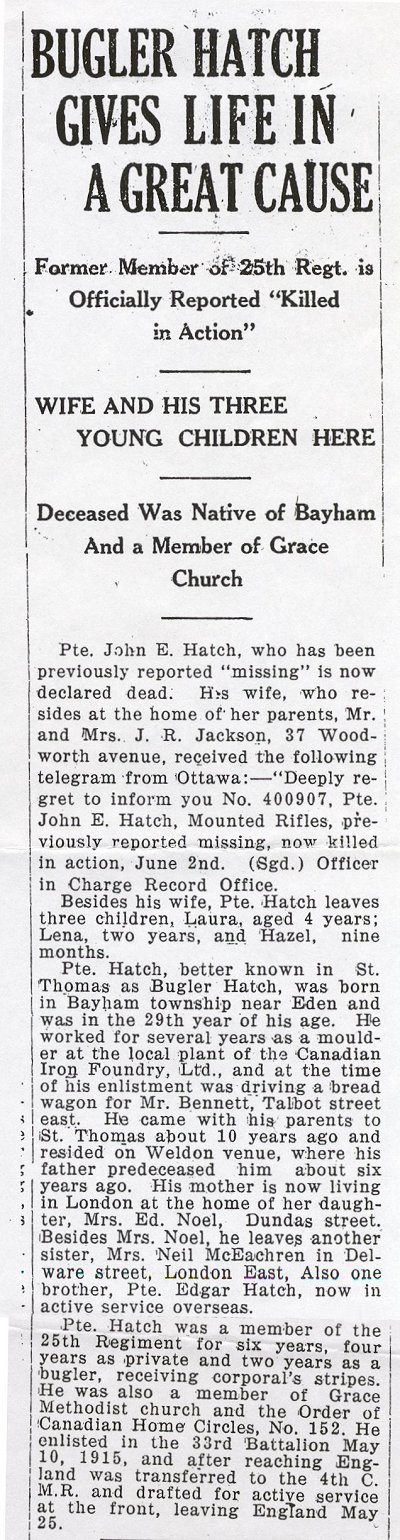 Press clipping 2 - Killed in Action