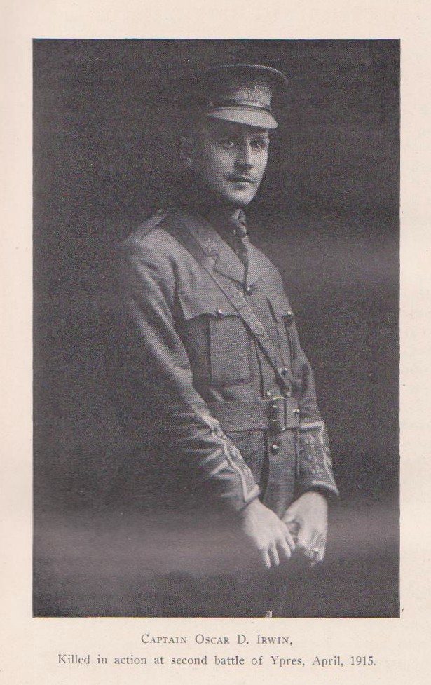 Photo of De Witt Oscar Irwin