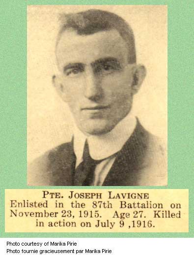 Photo of Joseph Lavigne