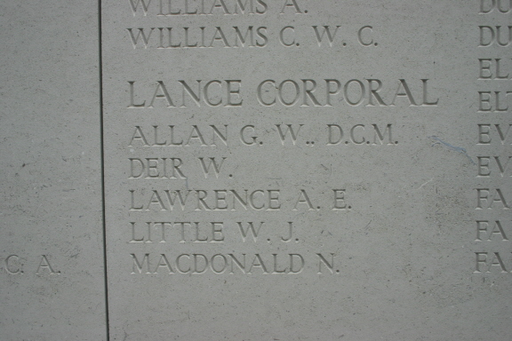 Inscription on Menin Gate