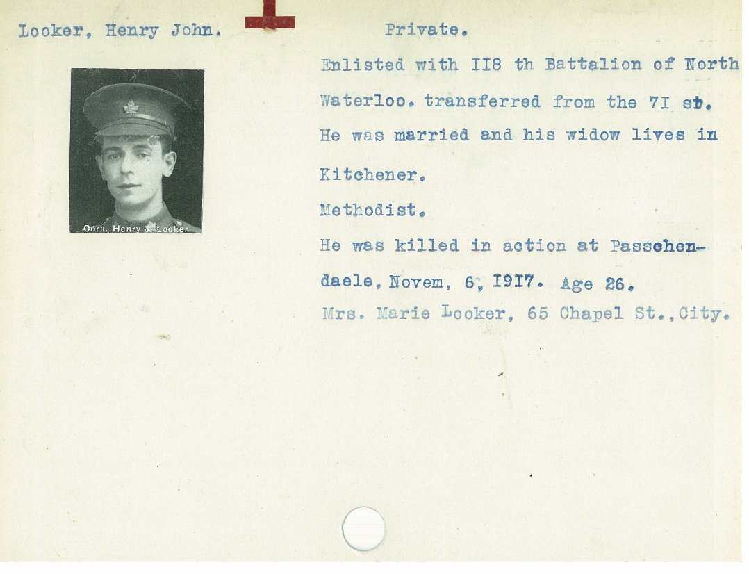 Photo of HENRY JOHN LOOKER