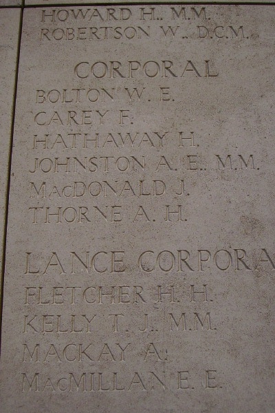 Inscription on Menin Gate