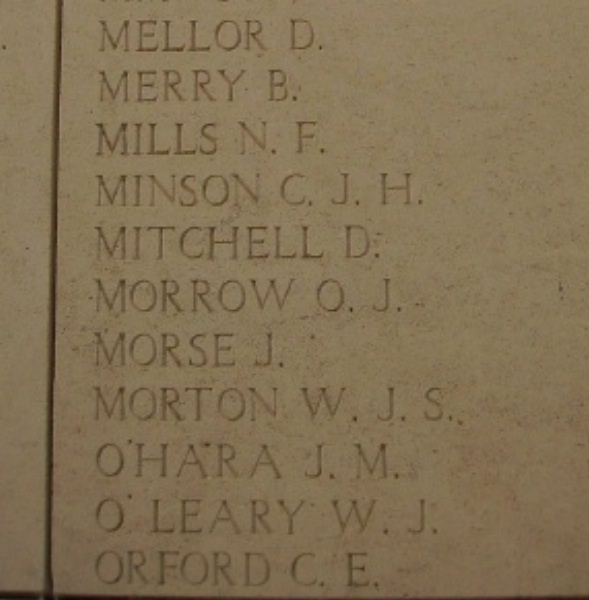 Inscription on Menin Gate Memorial