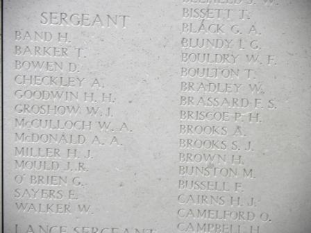 Inscription on Menin Gate Memorial