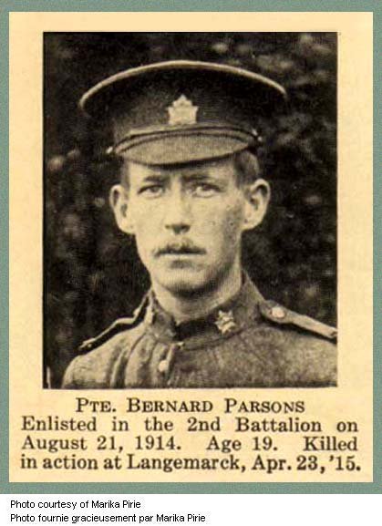 Photo of Bernard Walter Parsons