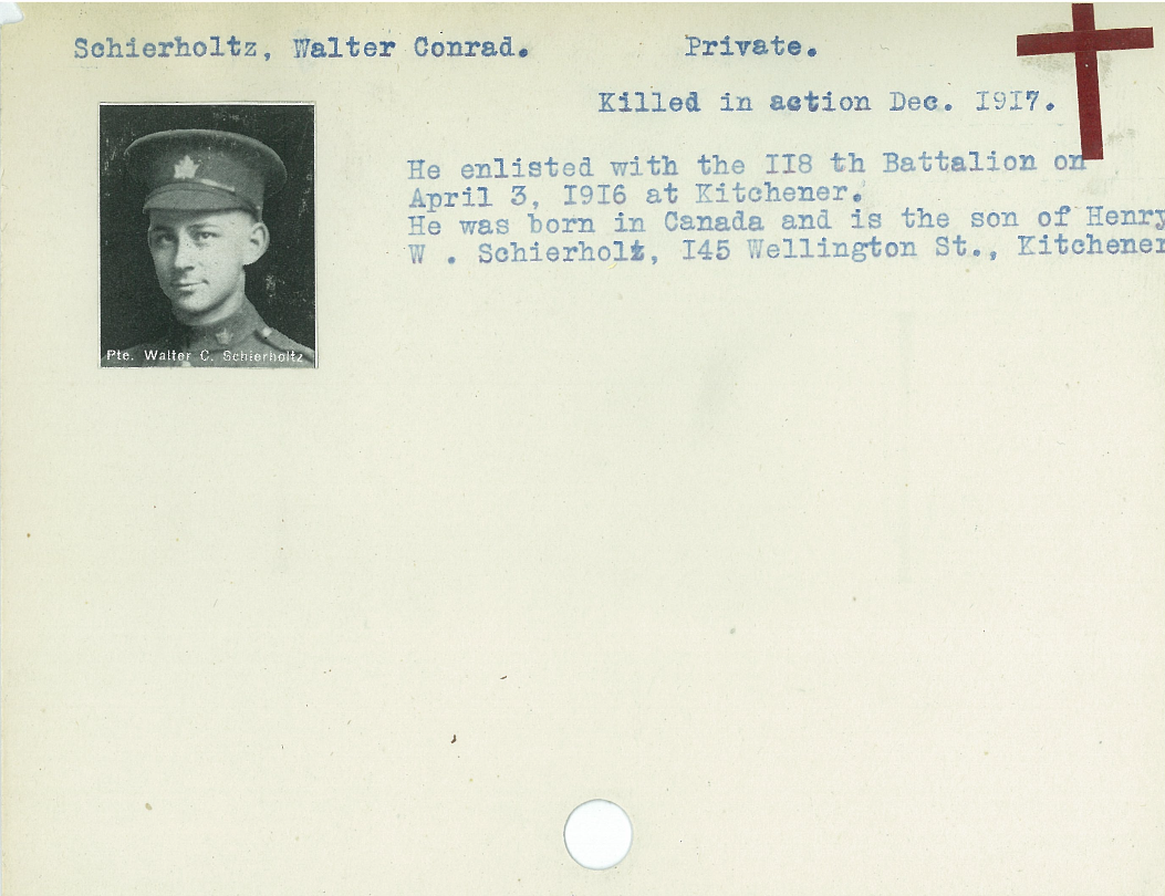 Photo of WALTER CONRAD SCHIERHOLTZ