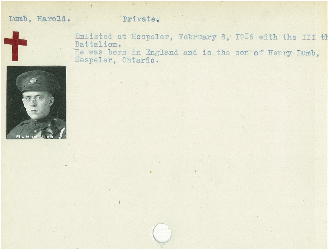 Photo of HAROLD LUMB