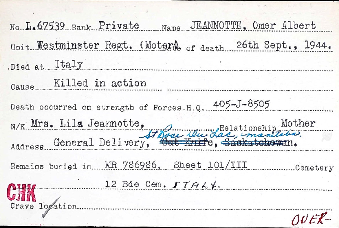 Circumstances of death