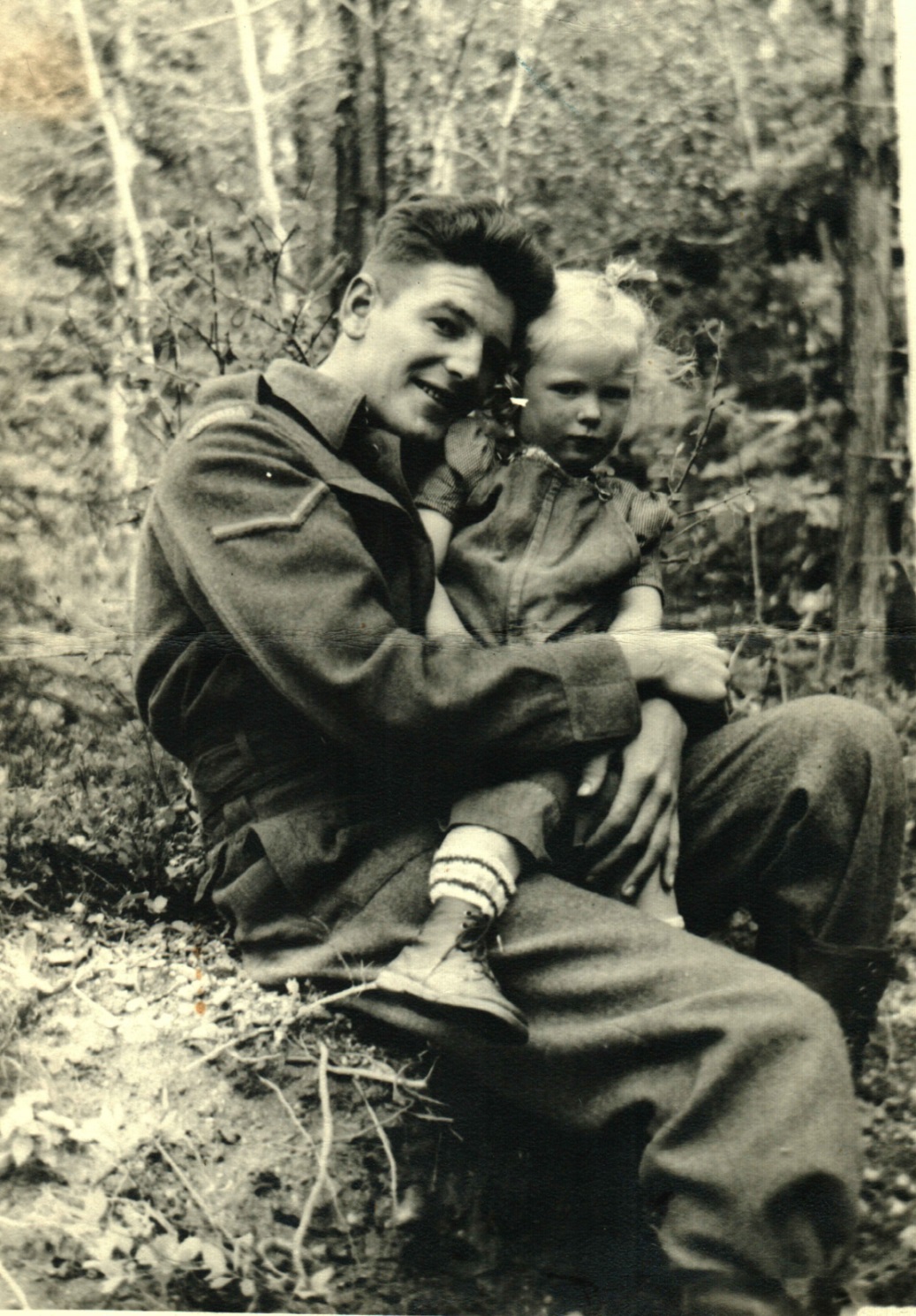 Photo of Julius Allan Youngren and daughter Julene