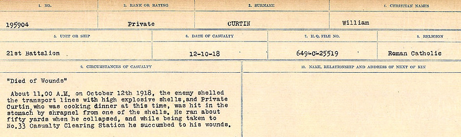 Circumstances of death registers