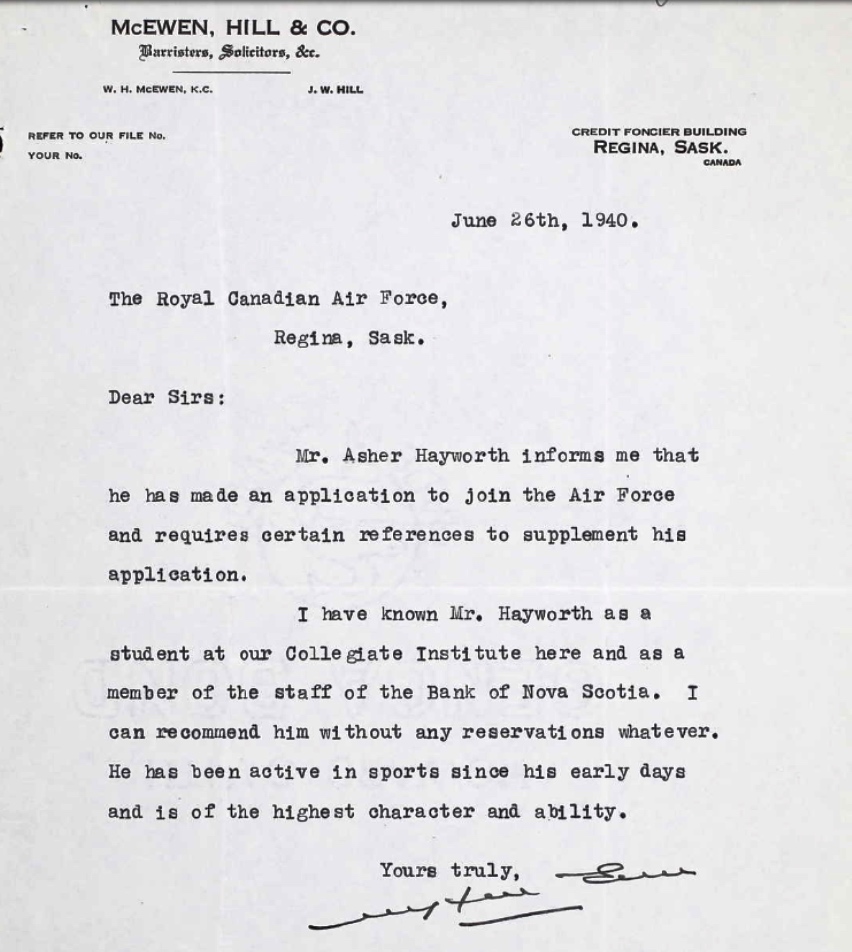 Letter of recommendation