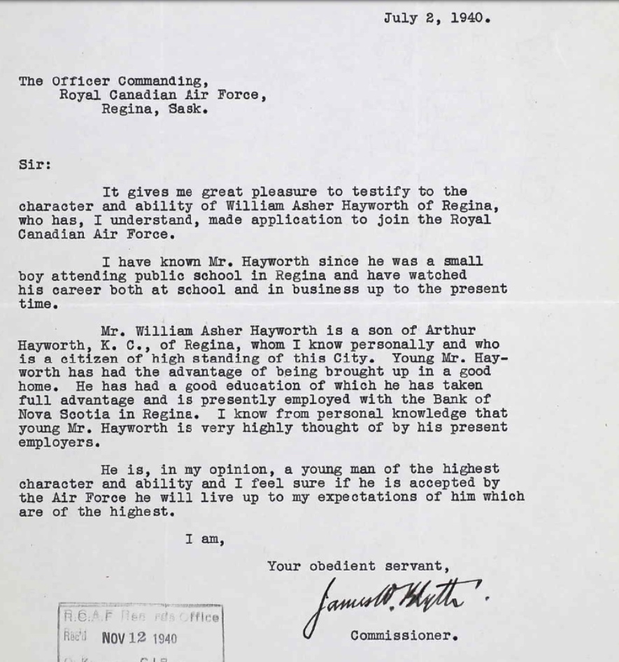 Letter of recommendation