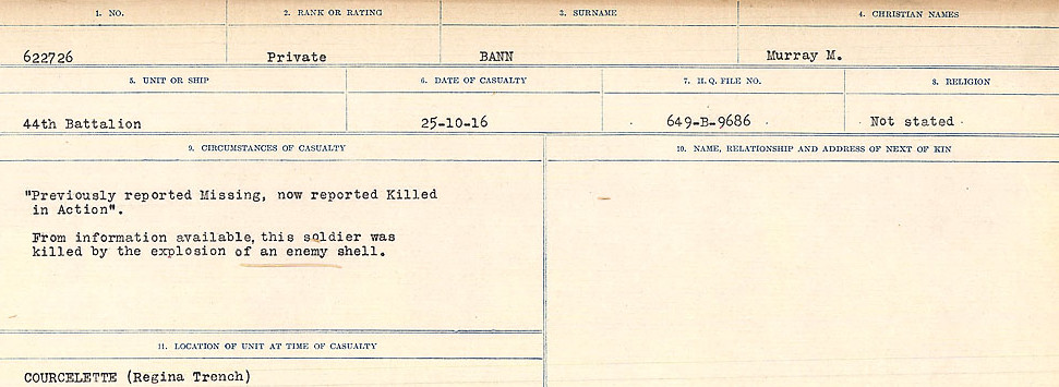 Circumstances of Death Registers