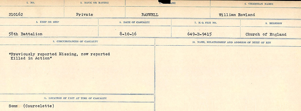 Circumstances of Death Registers