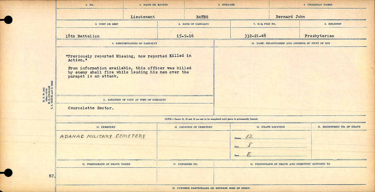 Circumstances of Death Registers
