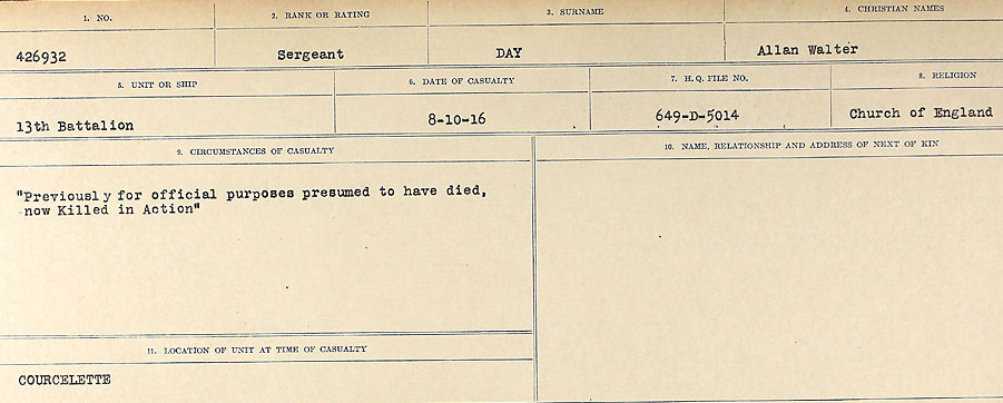Circumstances of death registers