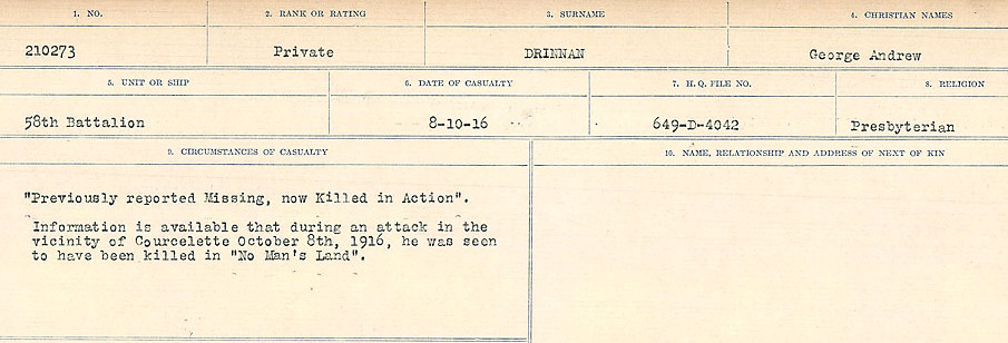 Circumstances of death registers