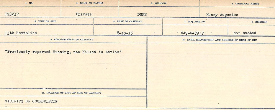 Circumstances of death registers