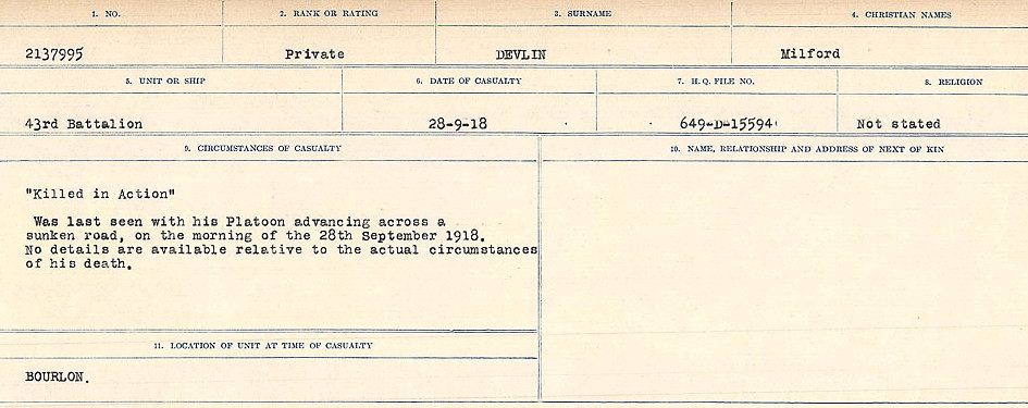 Circumstances of death registers