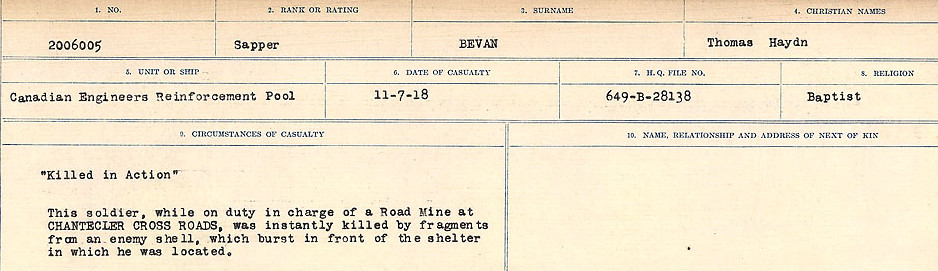 Circumstances of Death Registers