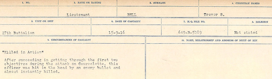 Photo de TREVOR BELL