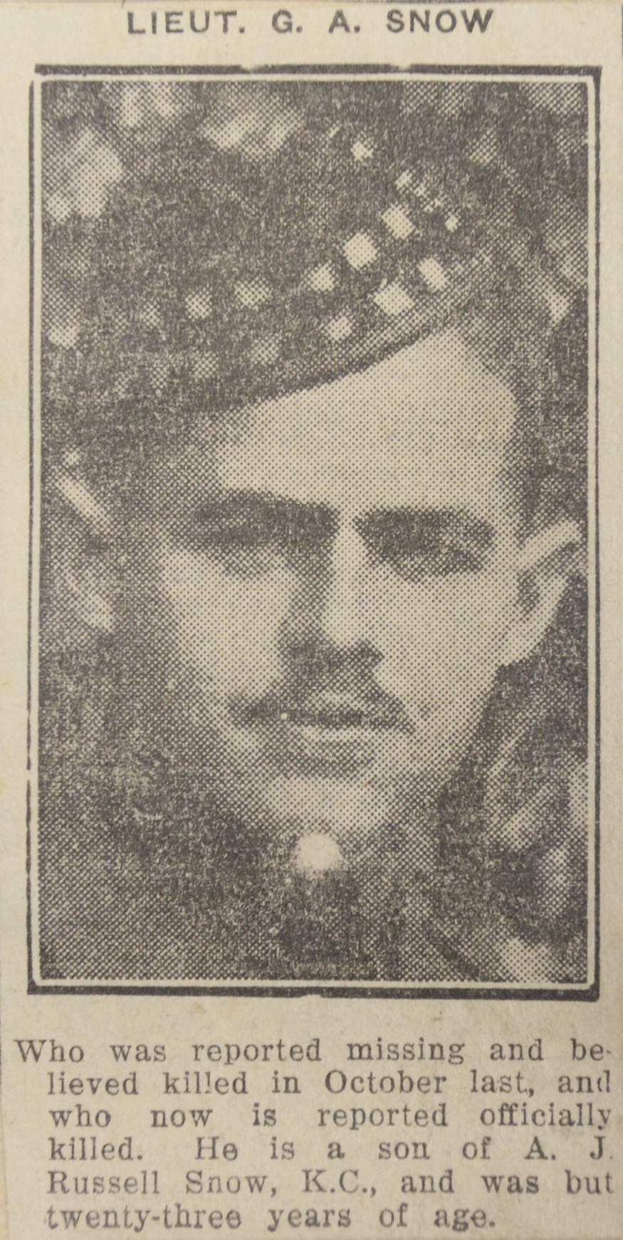 Photo of GEOFFREY ALLAN SNOW